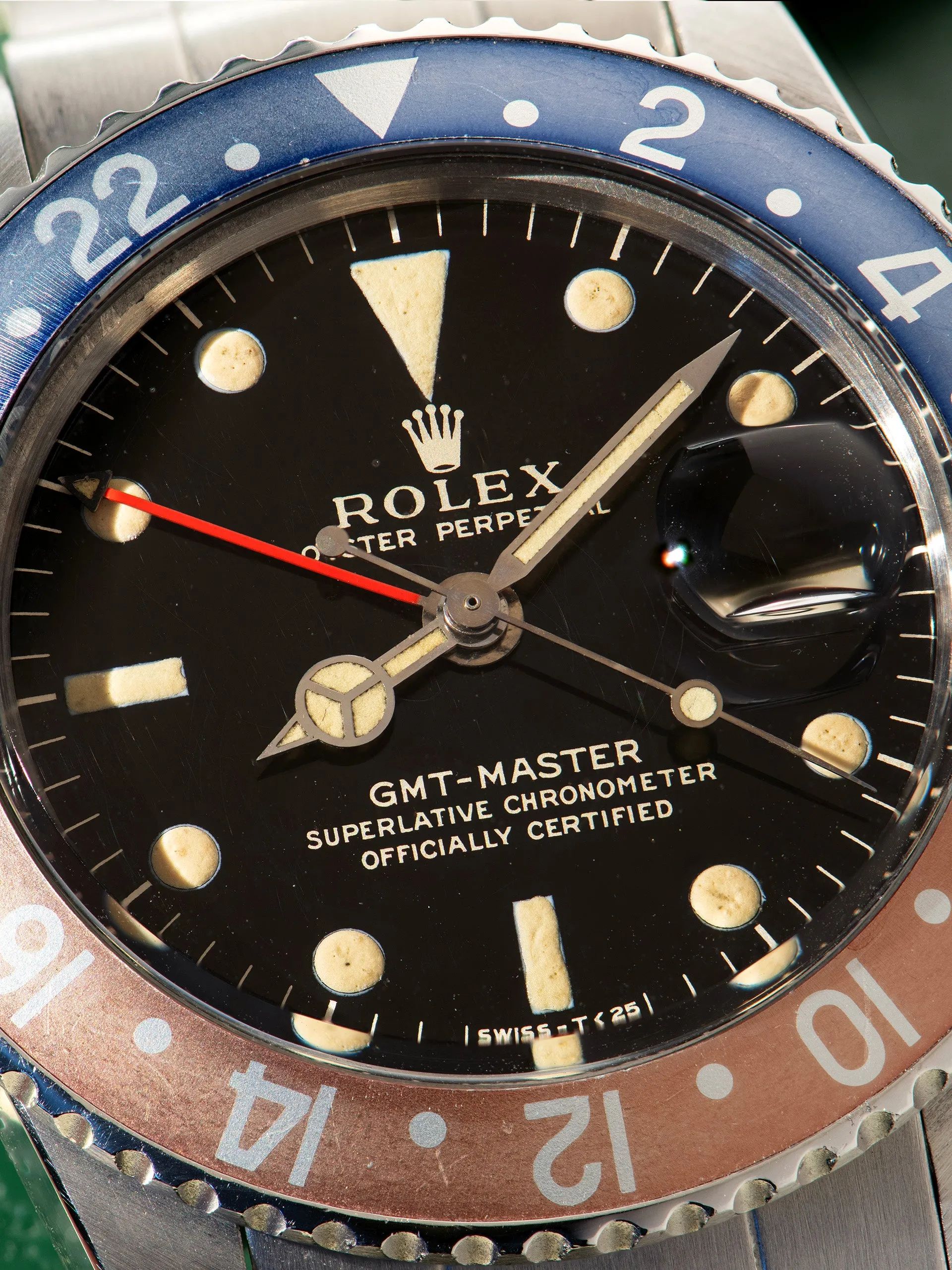 1966 Rolex GMT-Master (Ref. 1675) Gilt Dial W/ Box, Double Punched Papers, & Hangtags