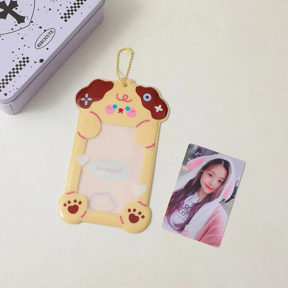 1PC Kawaii Cute PVC Animal Photo Card ID Holder