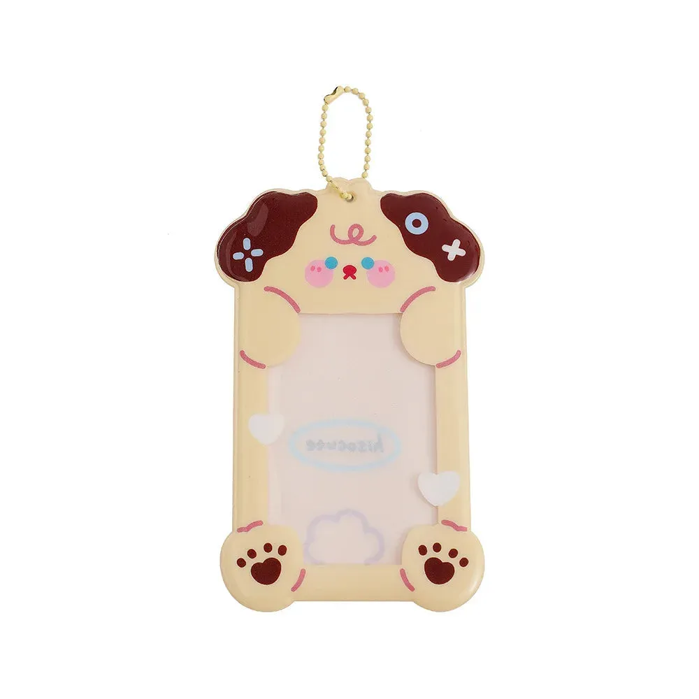 1PC Kawaii Cute PVC Animal Photo Card ID Holder