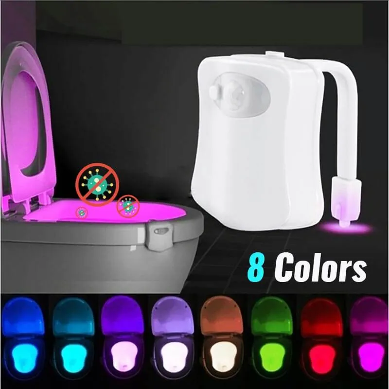 3-in-1 Toilet Bowl Night Light With Anti-Mold LED & Air Freshener  (Upgraded)