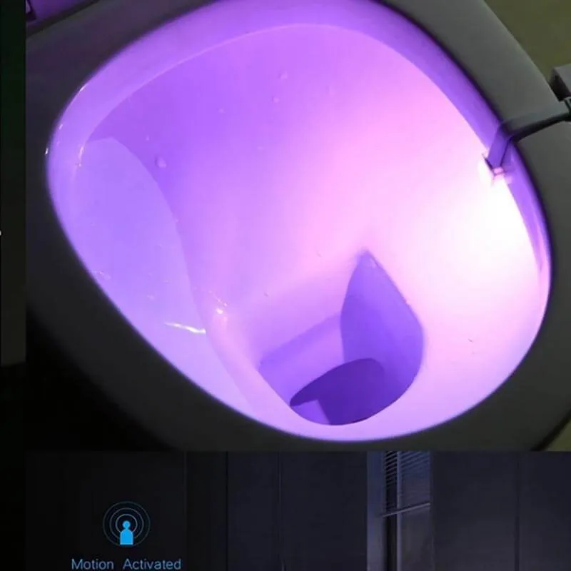 3-in-1 Toilet Bowl Night Light With Anti-Mold LED & Air Freshener  (Upgraded)