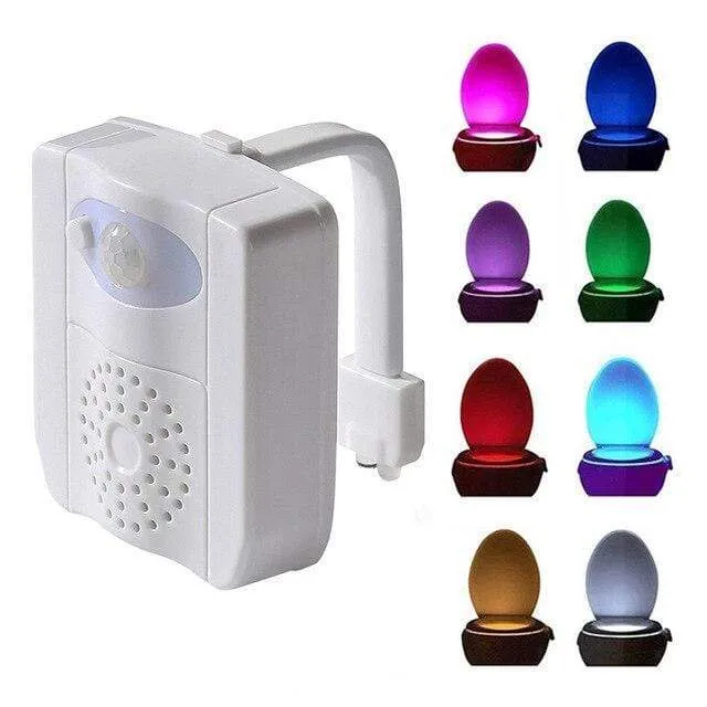 3-in-1 Toilet Bowl Night Light With Anti-Mold LED & Air Freshener  (Upgraded)