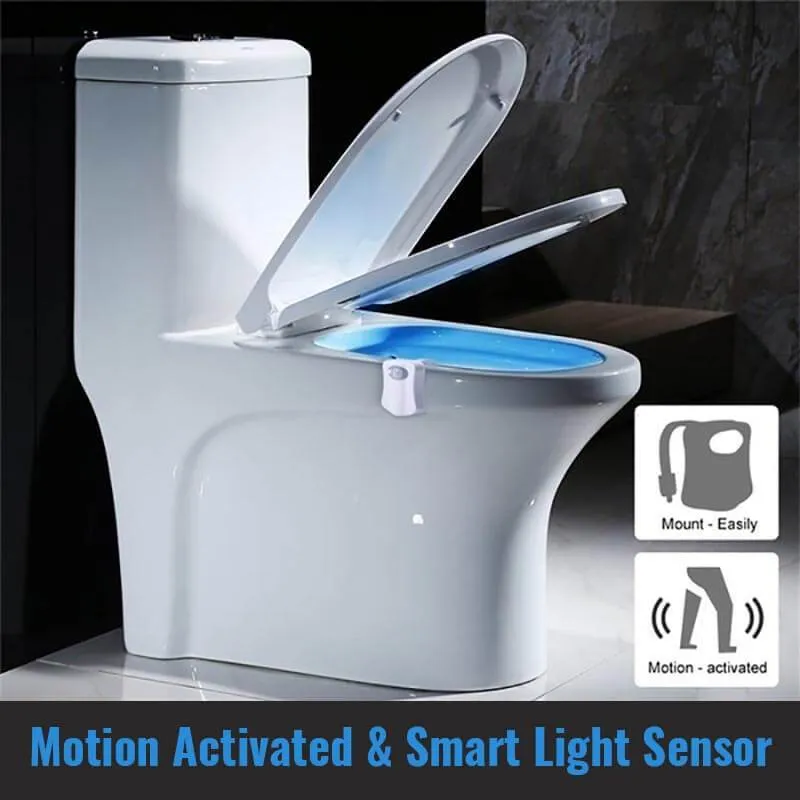 3-in-1 Toilet Bowl Night Light With Anti-Mold LED & Air Freshener  (Upgraded)