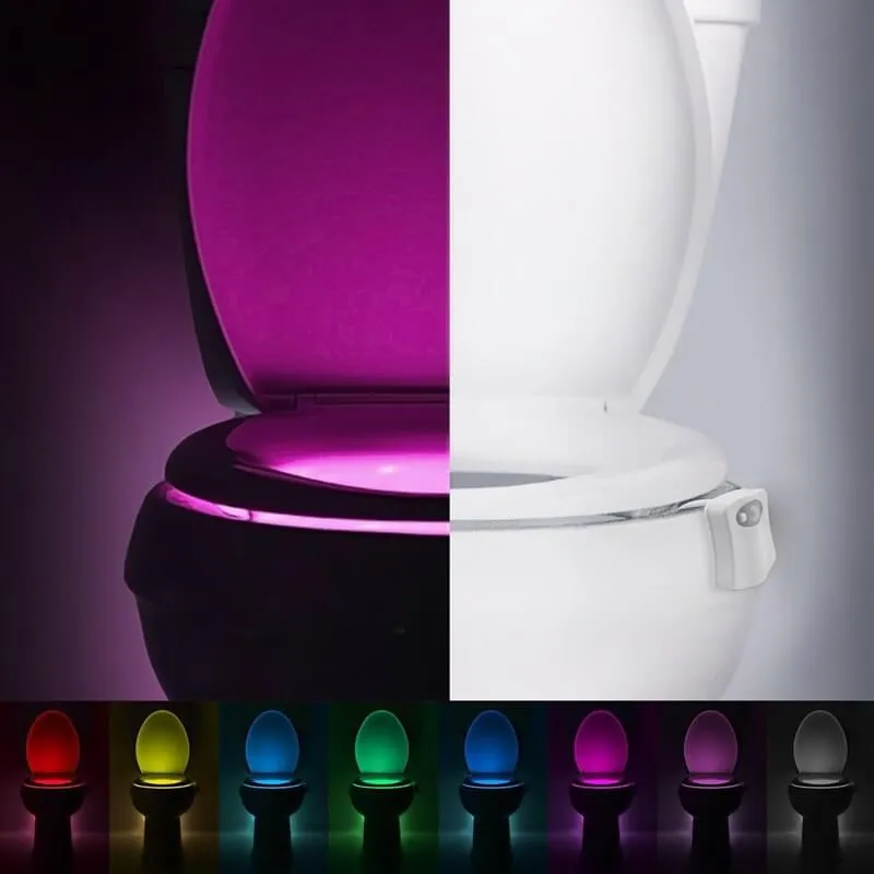 3-in-1 Toilet Bowl Night Light With Anti-Mold LED & Air Freshener  (Upgraded)