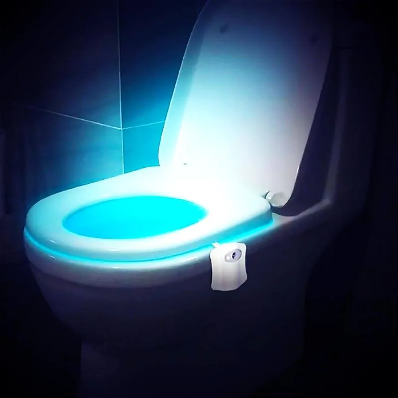 3-in-1 Toilet Bowl Night Light With Anti-Mold LED & Air Freshener  (Upgraded)