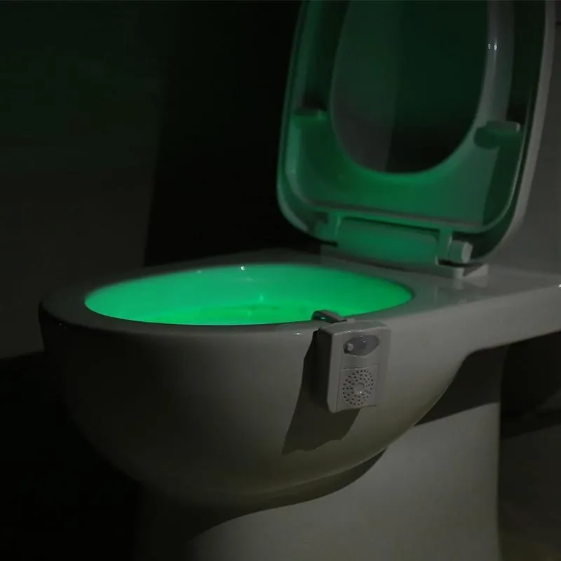 3-in-1 Toilet Bowl Night Light With Anti-Mold LED & Air Freshener  (Upgraded)