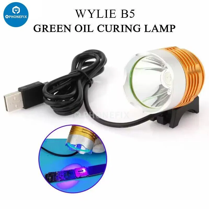 5V USB Shadowless UV Glue Curing LED Lamp Green Oil LED Curing Light