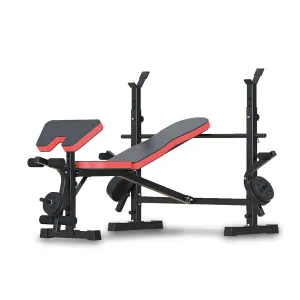 Adjustable Weight Bench Press Multi Station Fitness 8 in 1 Home Gym Equipment