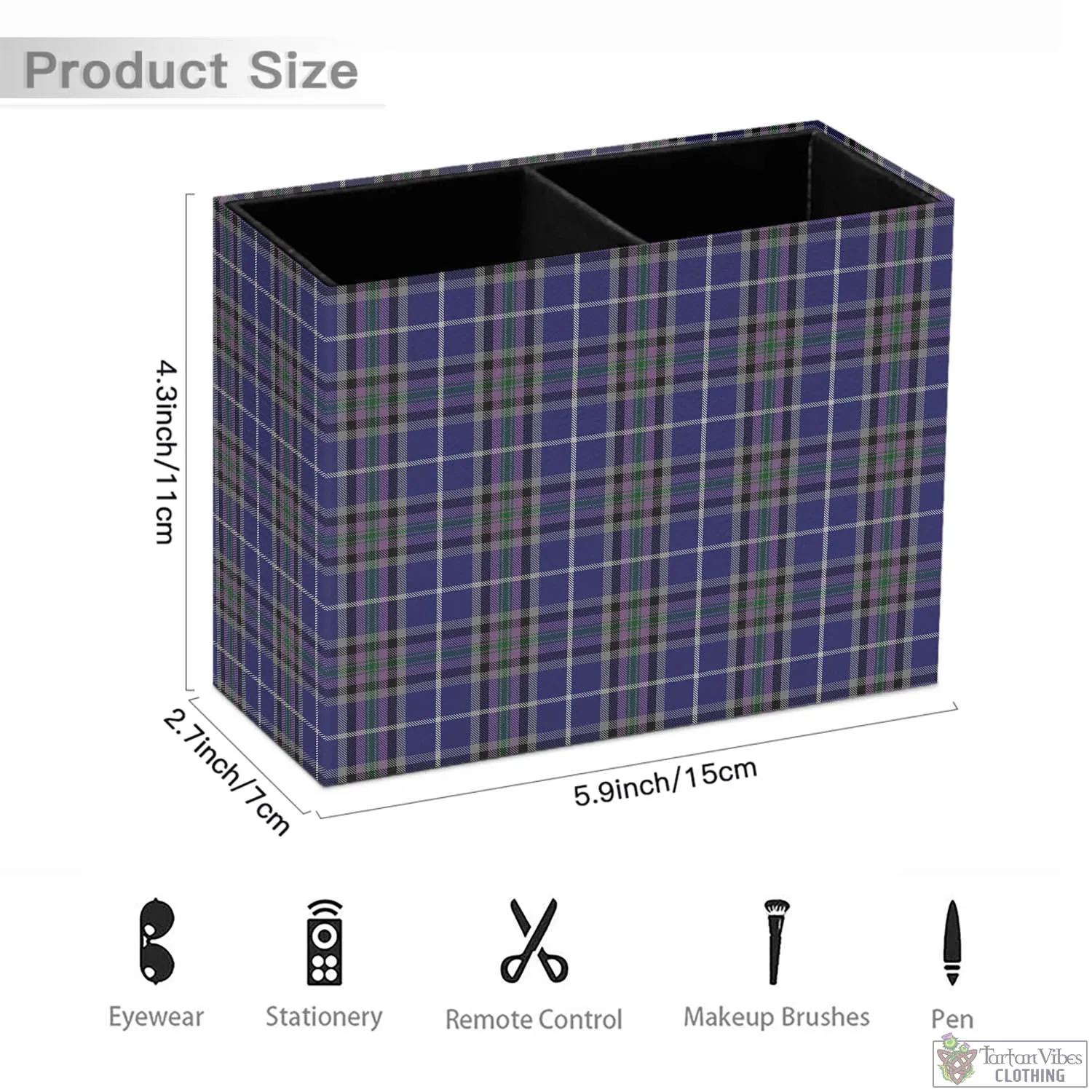 Alexander of Menstry Tartan Pen Holder