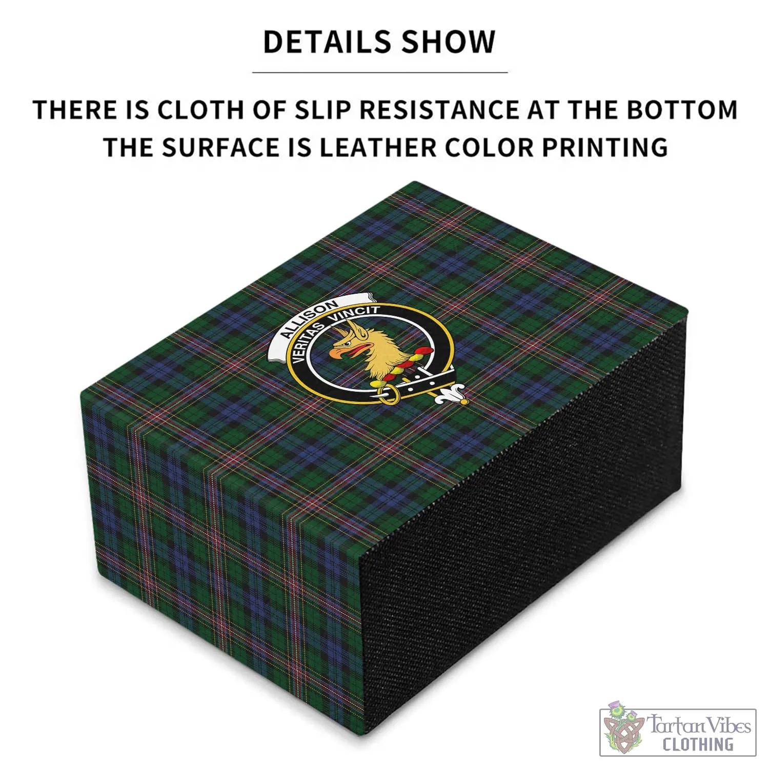 Allison Tartan Pen Holder with Family Crest