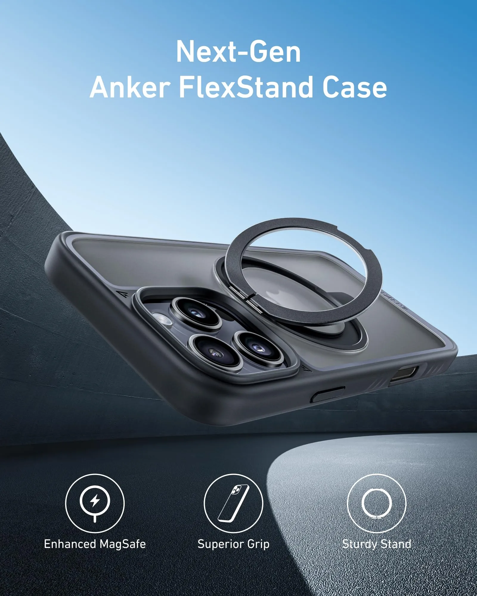 Anker MagGo Magnetic Case with Stand (360° Ring Stand) | Exclusive Livestream Offer