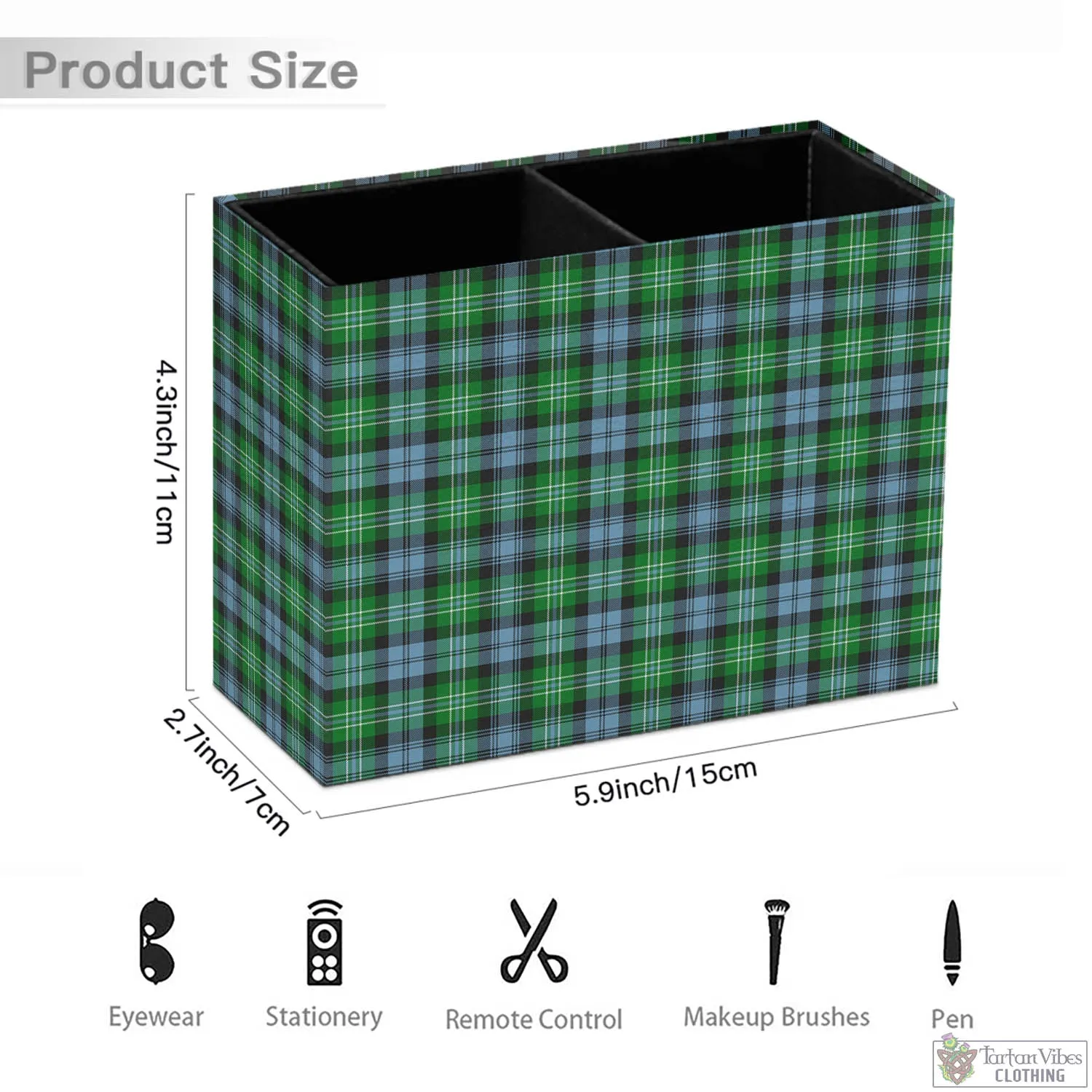 Arbuthnot Ancient Tartan Pen Holder