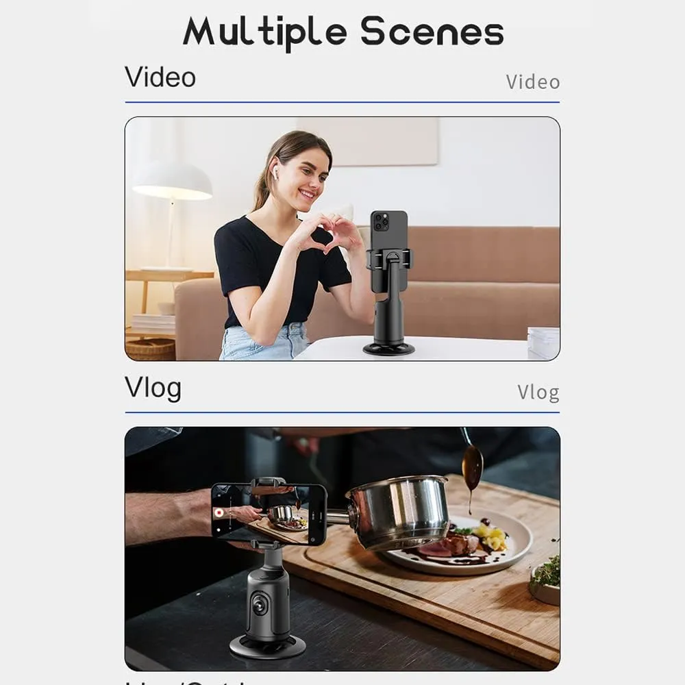 Auto Face Tracking Phone Holder For Live Vlog Streaming Video
