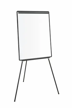 Bi-Office Economic Tripod Flipchart Easel Non Magnetic 600x850mm Black - EA4600475