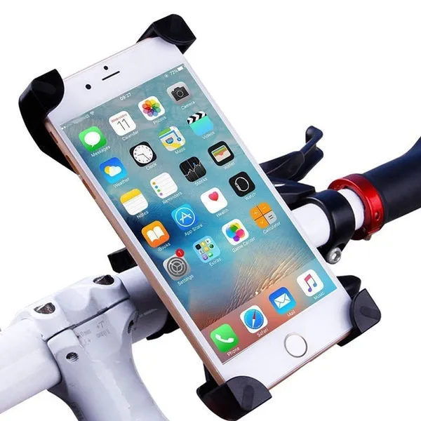 Bike Phone Mount Anti Shake and Stable Cradle Clamp with 360° Rotation