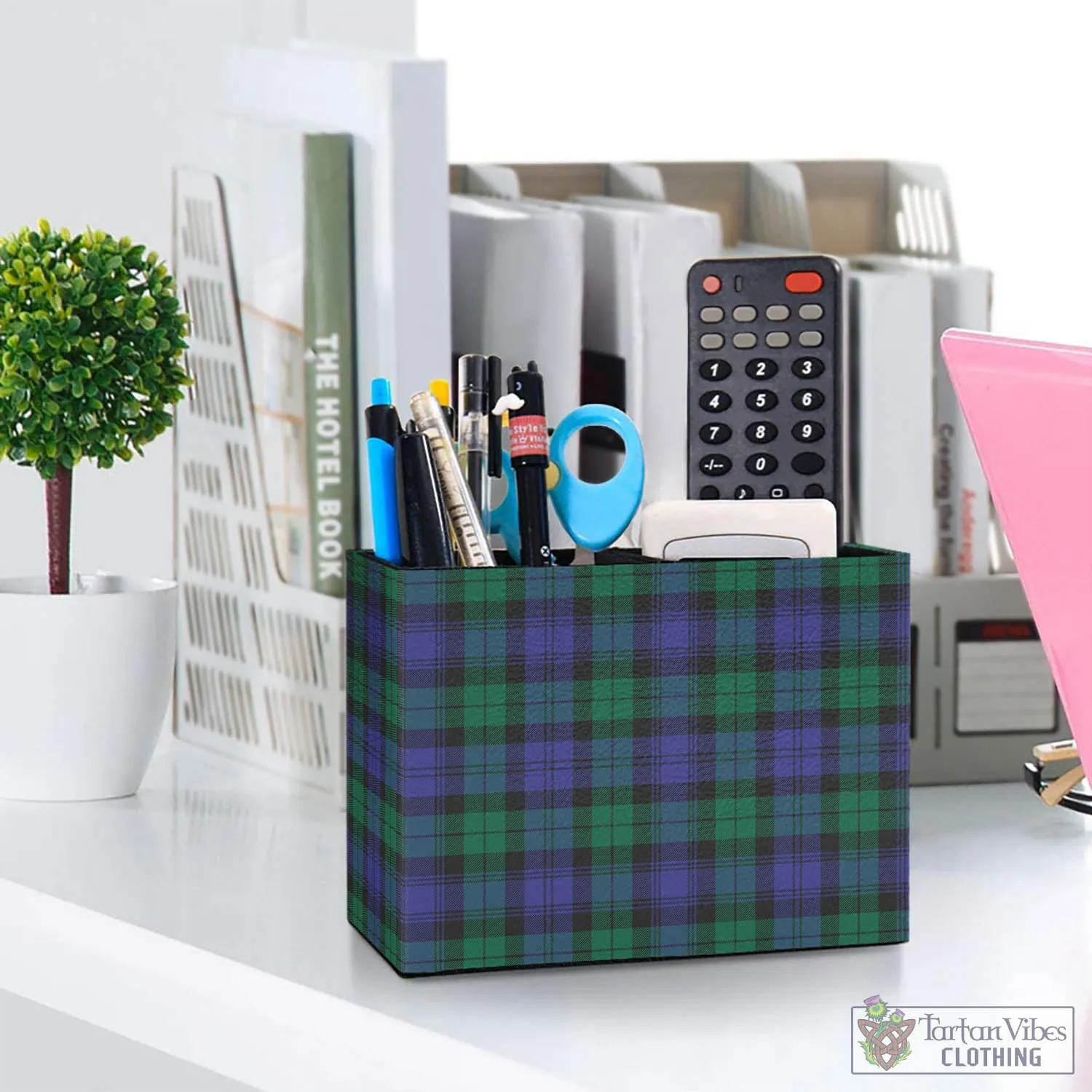 Black Watch Modern Tartan Pen Holder