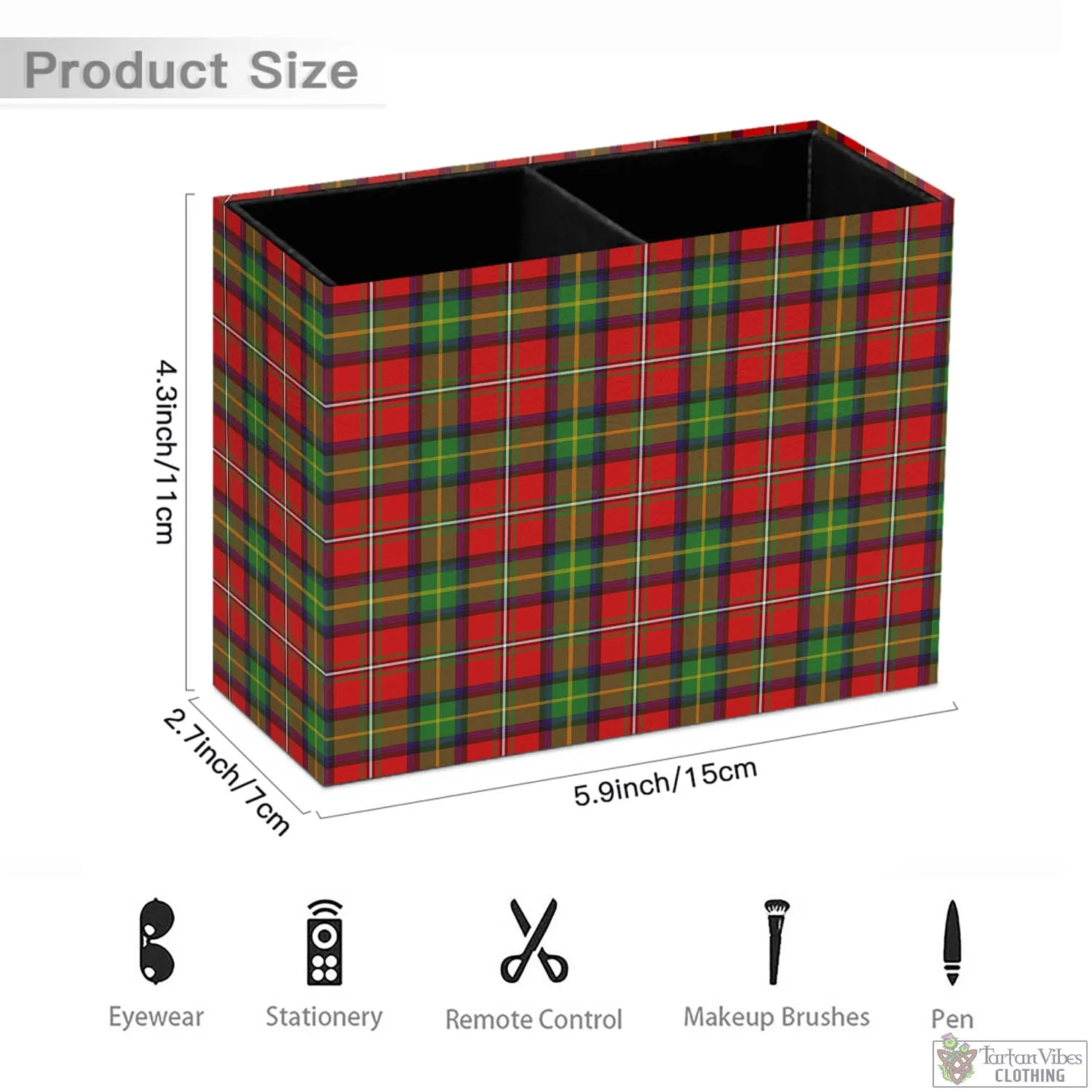 Boyd Tartan Pen Holder