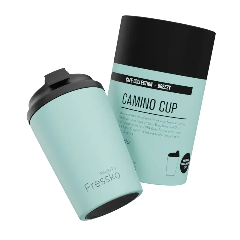 Camino Reusable Cup | 12 oz/340 ml - Eco-Friendly and Durable