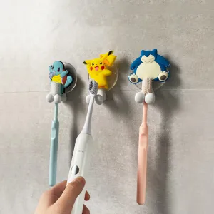 Children's Non-drilling Suction Cup Toothbrush Holder, HG0158