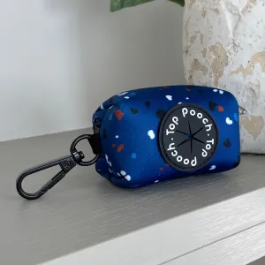 Confetti Poop Bag Holder - Blue