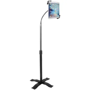 CTA Digital PAD-AFS Height-Adjustable Gooseneck Floor Stand for 7-13 Tablets