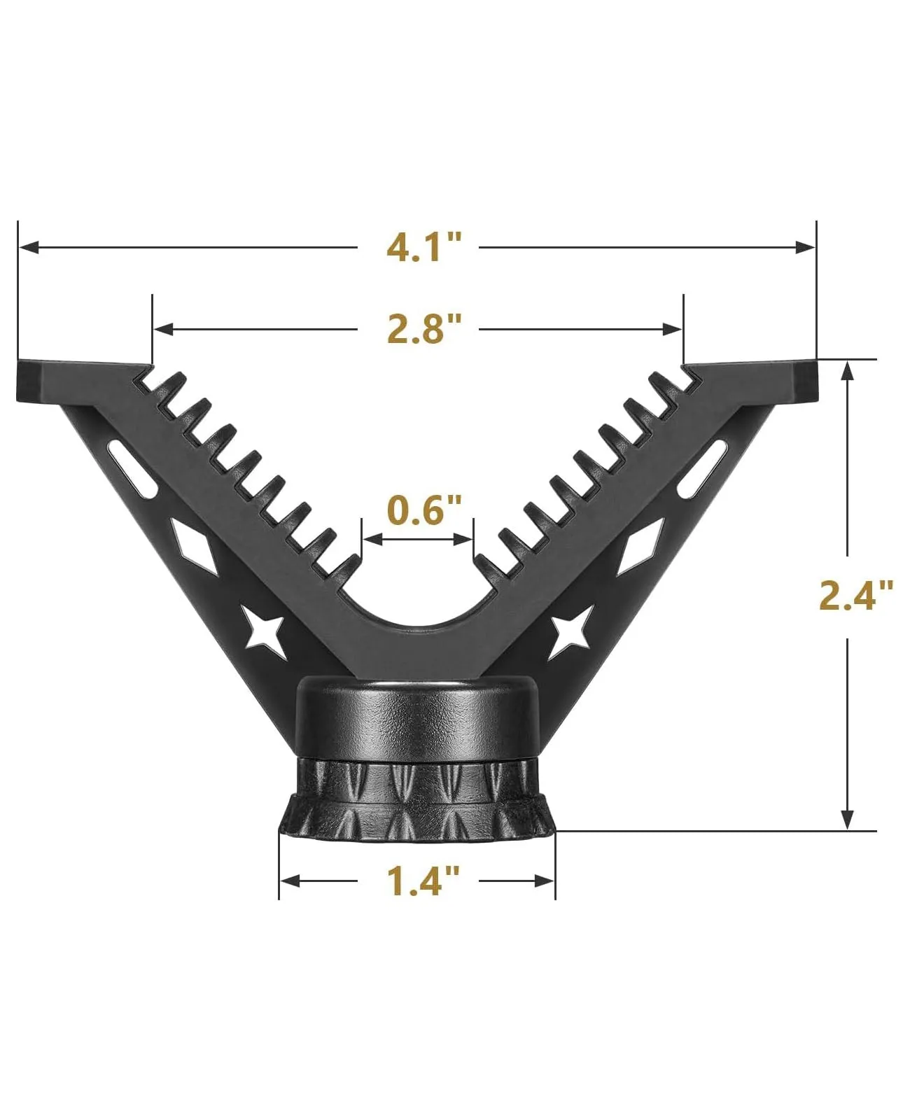 CVLIFE Portable Shooting Rest 360° Rotate V Yoke Holder Mount