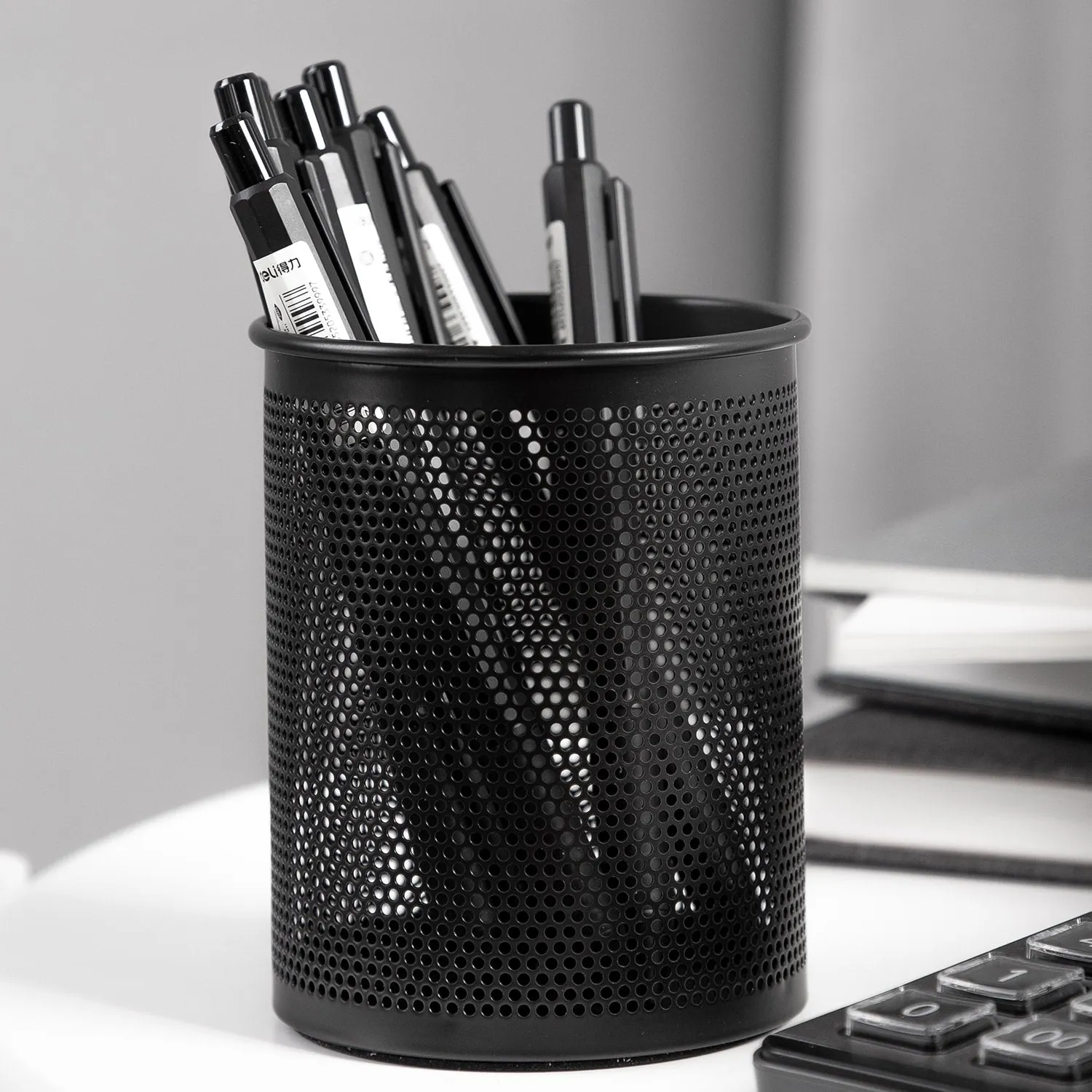 Deli Mesh Pen Holder 84x106mm