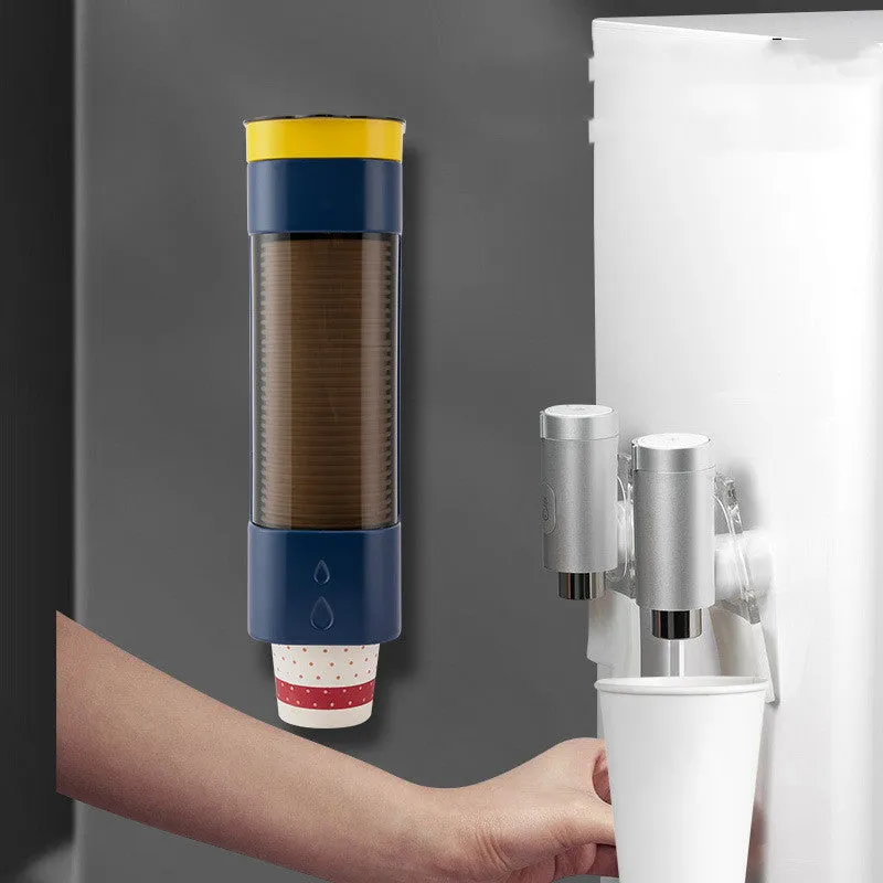 Disposable Cup Remover Automatic Storage Cup Holder Without Punching