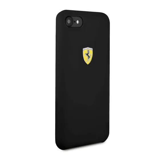 FERRARI BLACK SMOOTH SILICONE HERITAGE CASE