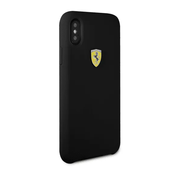 FERRARI BLACK SMOOTH SILICONE HERITAGE CASE