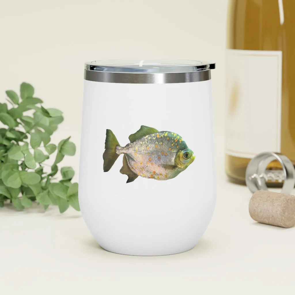 Fish with Specs 12oz Insulated Wine Tumbler