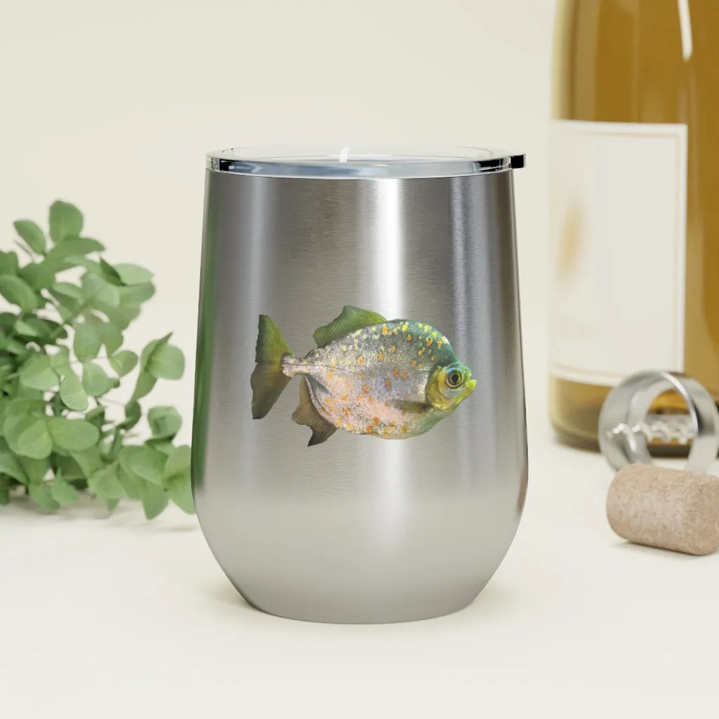 Fish with Specs 12oz Insulated Wine Tumbler