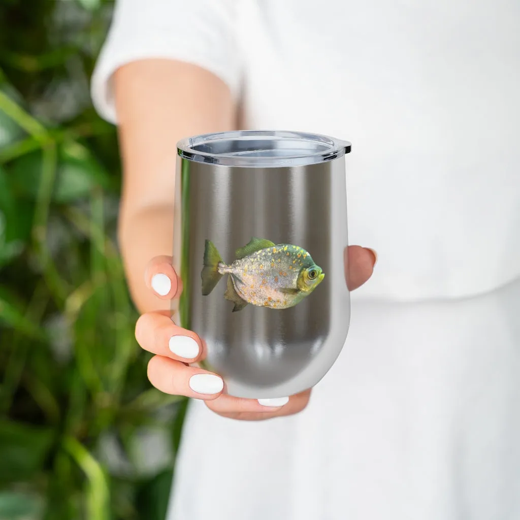 Fish with Specs 12oz Insulated Wine Tumbler