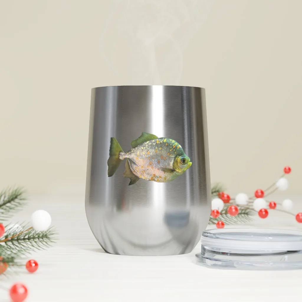 Fish with Specs 12oz Insulated Wine Tumbler