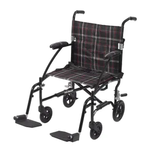 Fly Lite Ultra Lightweight Transport Wheelchair, Black