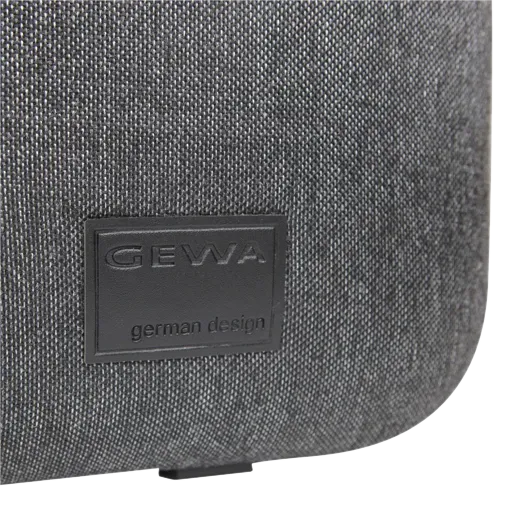 GEWA Bio-S Oblong Violin Case for 4/4 Size with Sheet Music Pocket - Black and Grey