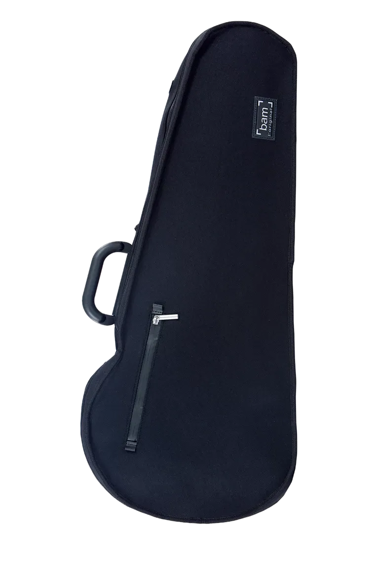 GEWA Bio-S Oblong Violin Case for 4/4 Size with Sheet Music Pocket - Black and Grey