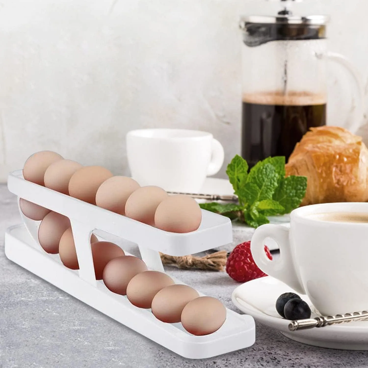 GlideEgg™️ Automatically Rolling Egg Holder