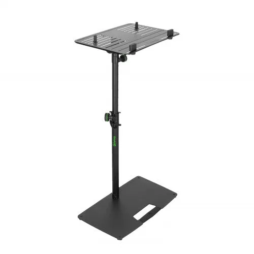 Gravity GR-GLTST02B Universal Laptop Stand with Adjustable Holding Pins and Steel Base (Black)