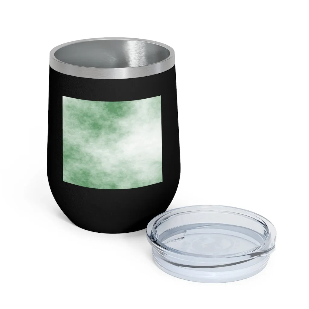 Green Cloud 12oz Insulated Wine Tumbler