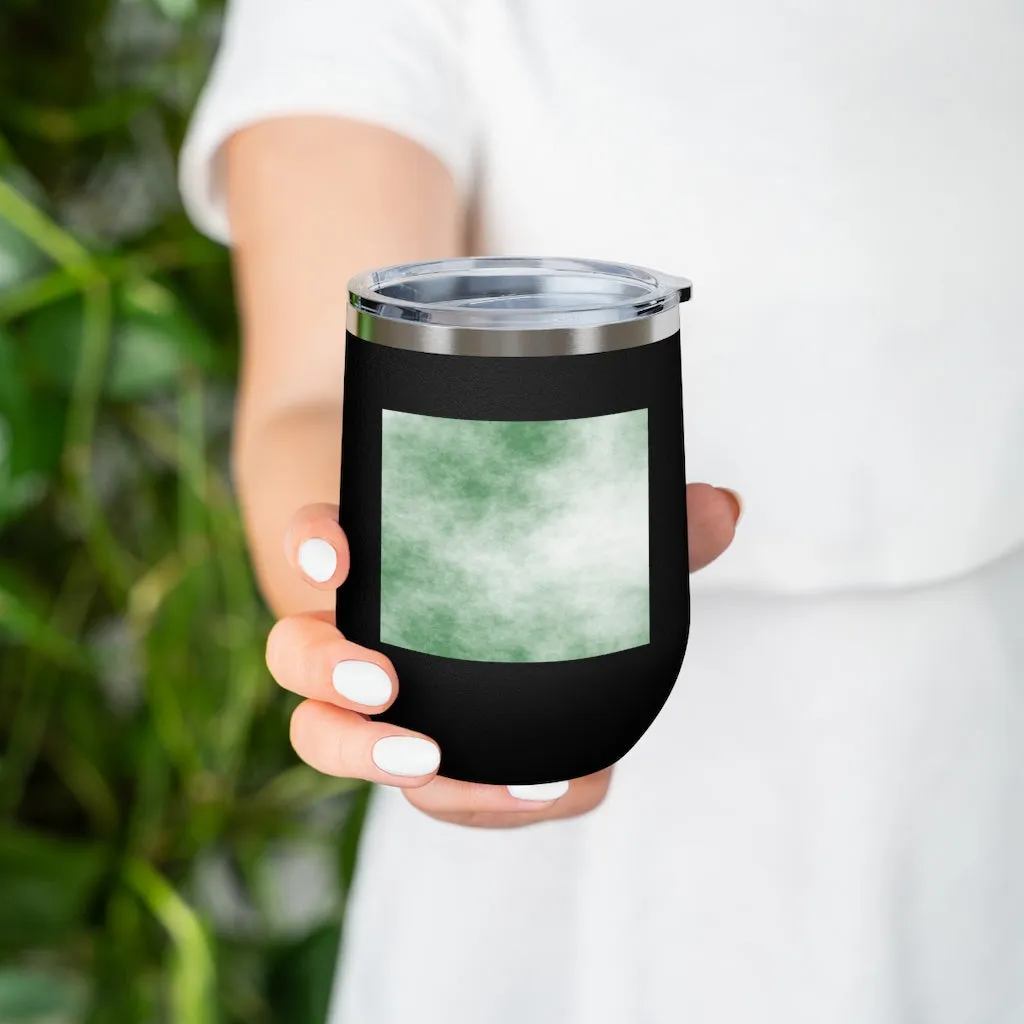 Green Cloud 12oz Insulated Wine Tumbler