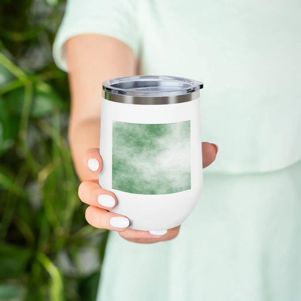 Green Cloud 12oz Insulated Wine Tumbler