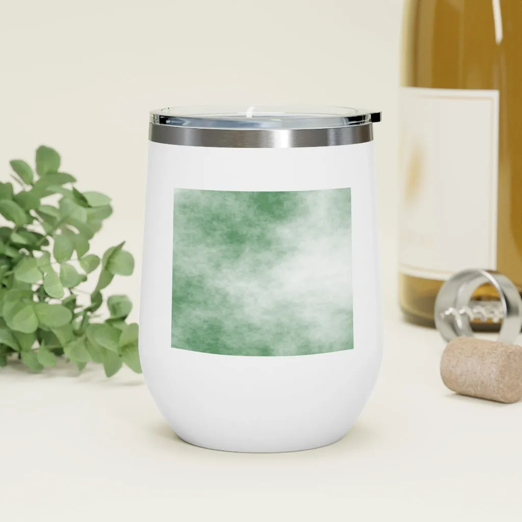 Green Cloud 12oz Insulated Wine Tumbler