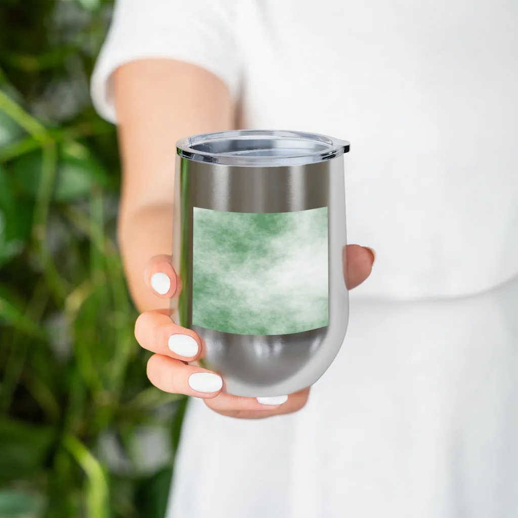 Green Cloud 12oz Insulated Wine Tumbler