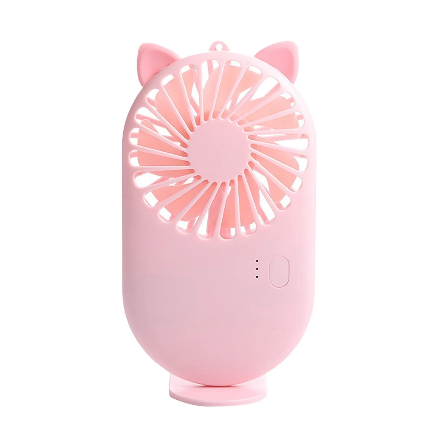 Handheld Fan Creative Mini Fan Personal Fan USB Fan Pocket Fan with Bracket Table Personal Fan for Desktop Mini Fan Mini Fans Personal Fans (Battery Not Include)