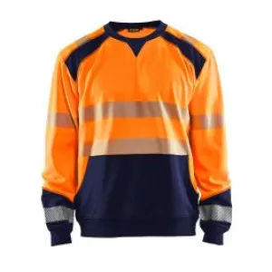 High&#x20;Vis&#x20;Sweatshirt&#x20;3541&#x20;High&#x20;Vis&#x20;Oranje&#x2F;Marineblauw&#x20;-&#x20;Bl&#xE5;kl&#xE4;der