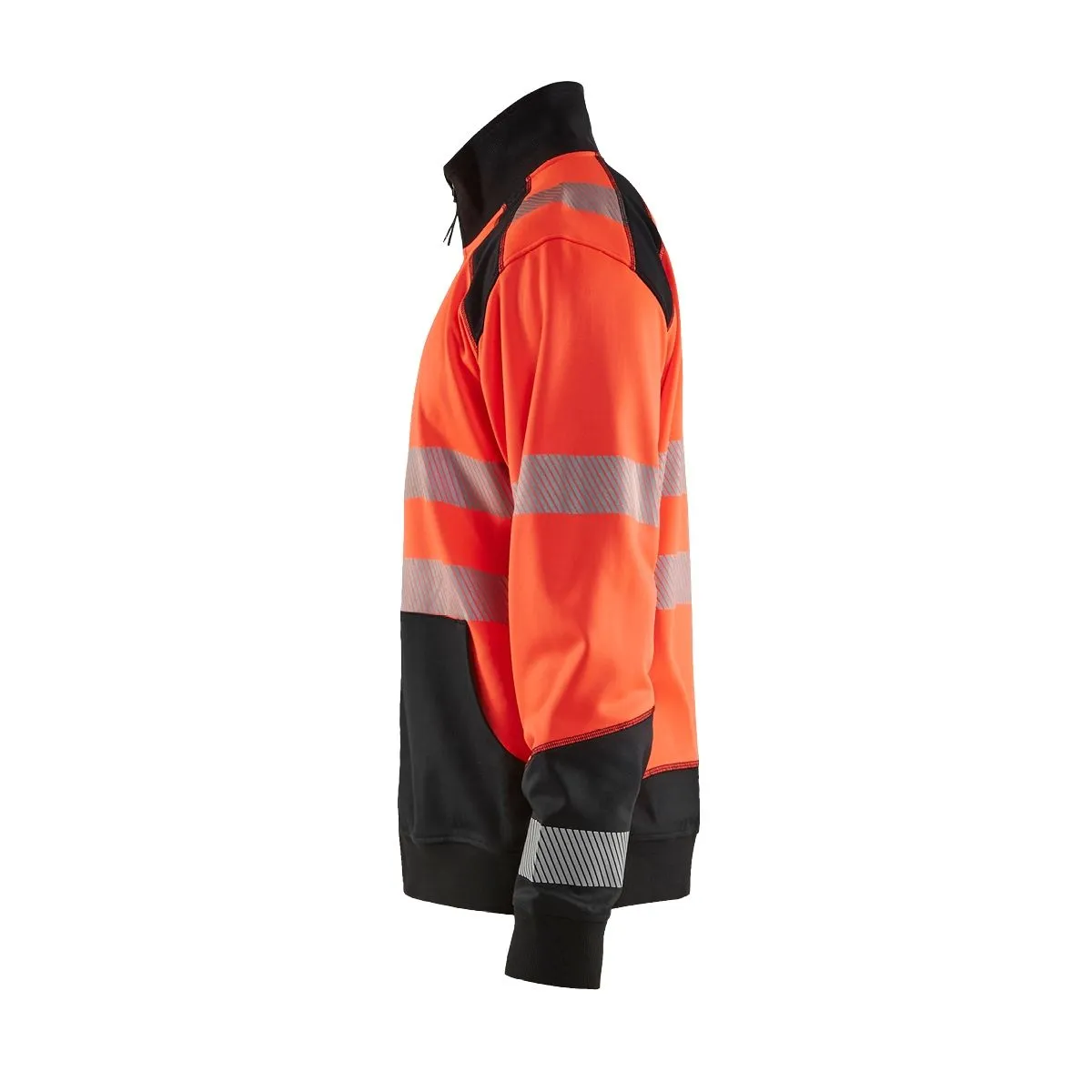 High&#x20;Vis&#x20;Sweatshirt&#x20;With&#x20;Half&#x20;Zip&#x20;3556&#x20;High&#x20;Vis&#x20;Geel&#x2F;Zwart&#x20;-&#x20;Bl&#xE5;kl&#xE4;der