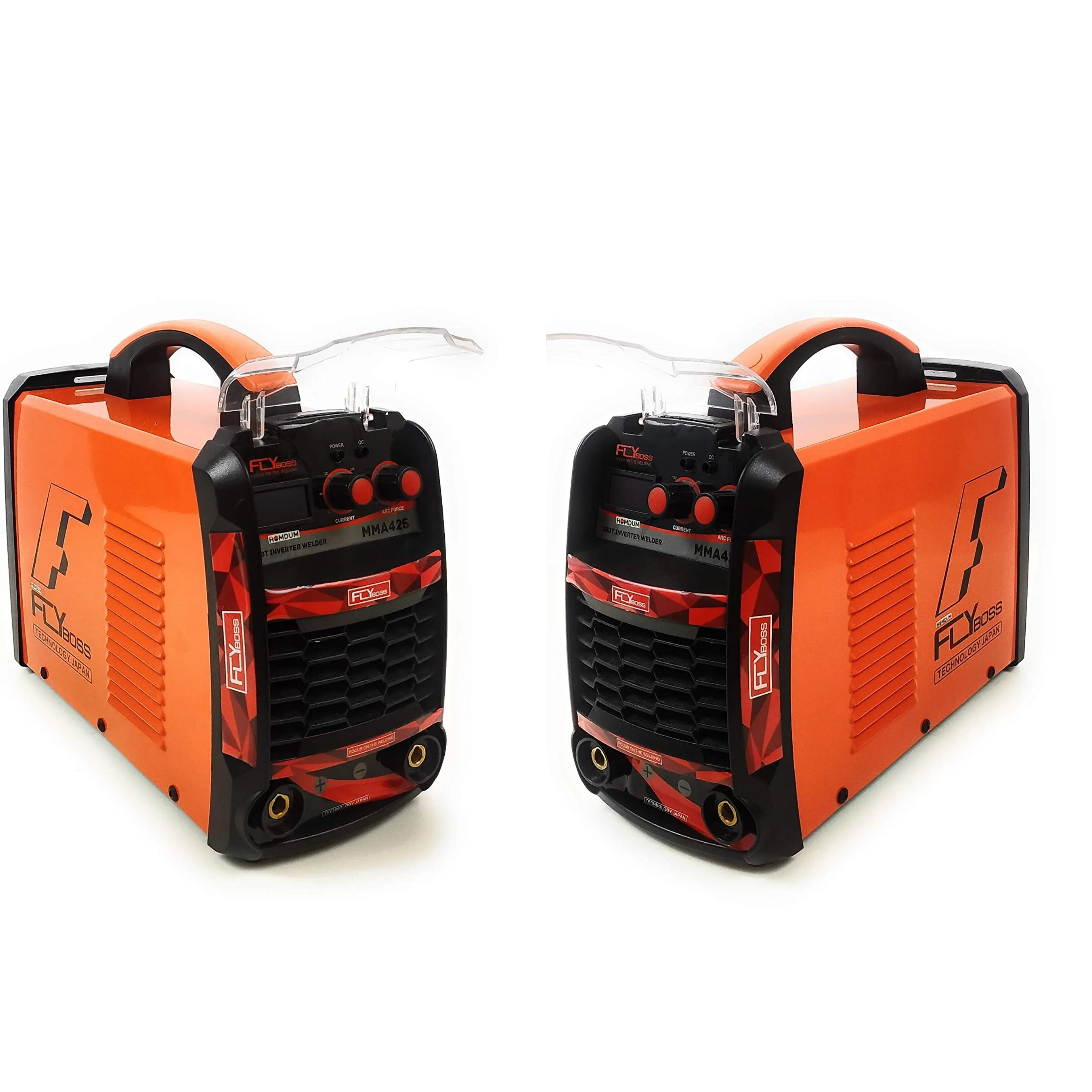 Homdum MMA 425 ARC Welding Machine 400 Amps Single Phase fly boss Hot Start Anti-Stick Functions Arc Force Control Power Boost Functions - IGBT Inverter Technology