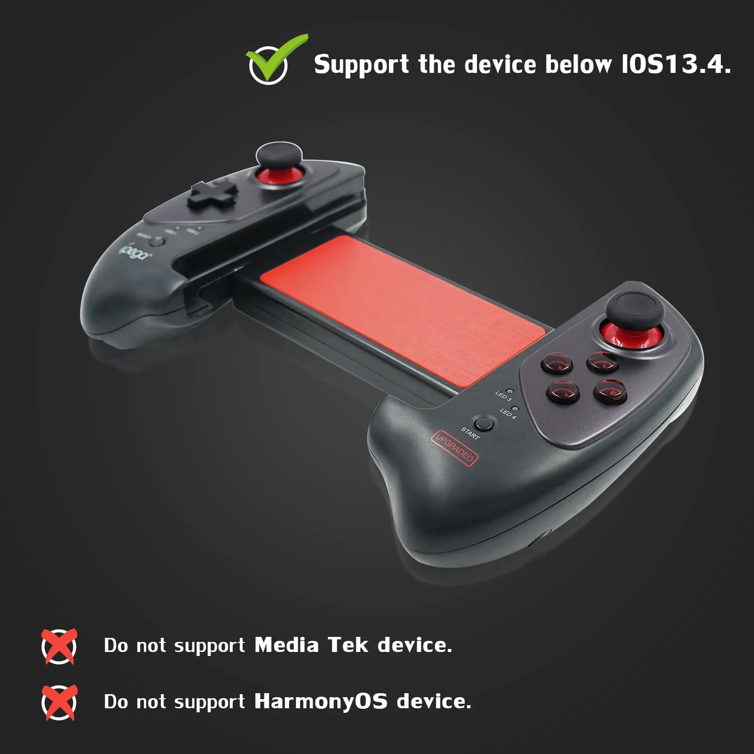 IPEGA PG-9083S Bluetooth Stretching Gamepad for Android /Windows PC