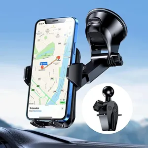 ITEM# 0047   Upgrade Car Phone Holder, [Thick Case & Big Phones Friendly] Long Arm Suction Cup Phone Holder for Car Dashboard Windshield Air Vent Hands Free Clip Cell Phone Holder Compatible with All Mobile Phones (Watch Video)